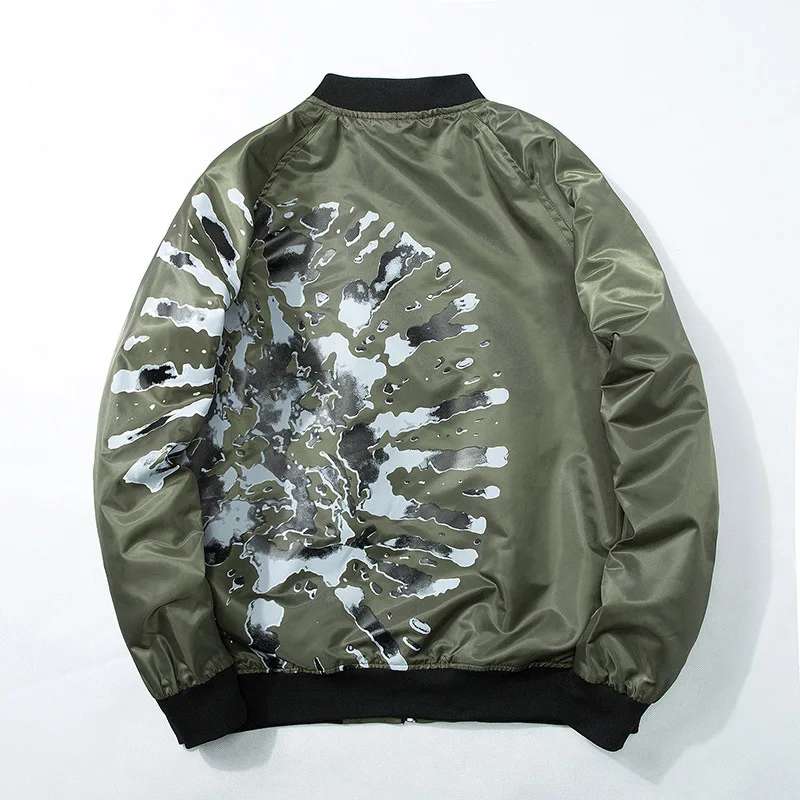 MANVALUE Spring and Autumn Men's New MA1 Pilot Coats Male Korean Style Trendy Hip-hop Loose Junior Student Suits Jackets | Мужская