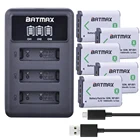 Зарядное устройство Batmax 5 шт., USB-устройство со светодиодсветодиодный подсветкой, 3 слота, для Sony, модель RX100, AS100V, AS300, HX400, HX60, AS50, WX350