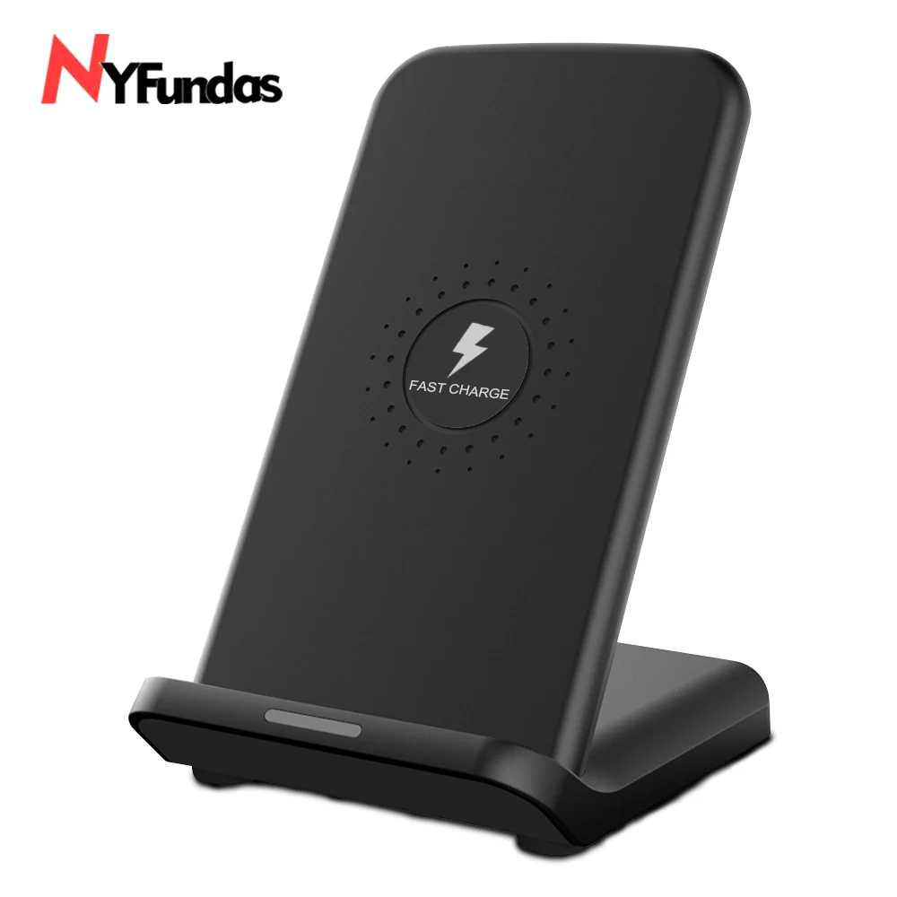 NYFundas Индукционное Беспроводное зарядное устройство Qi 10 Вт держатель для