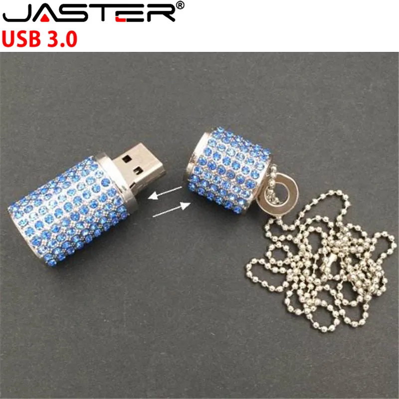 JASTER USB3.0 металлический Кристальный столб USB флеш-накопитель Флешка 4 ГБ 8 ГБ 16 ГБ 32 ГБ 64 Гб карта памяти creativo U диск внешний накопитель