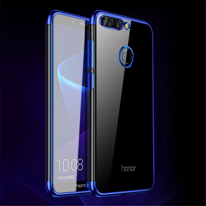 For Huawei Mate 20 case TPU Soft Plating Frame Transparent Back On mate 9 10 P9 P9lite silicon on honor 8 Pro lite Nova |