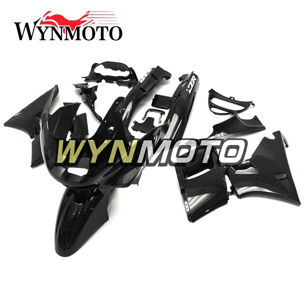 Полный обтекатель для Kawasaki ZZR 400 1993 2007 93 07 лет ABS инъекция черный пластик Комплект