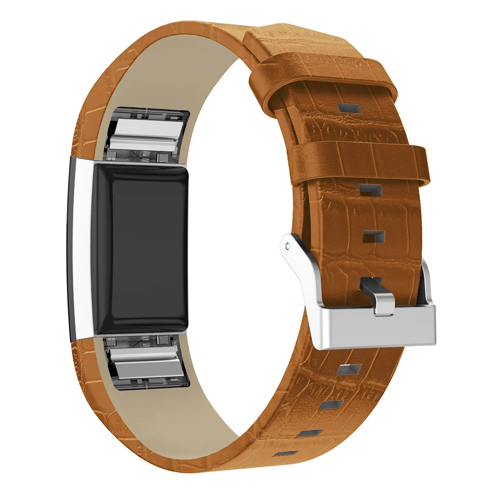 Ремешок для наручных часов браслет Fitbit Charge 2 кожаный спортивный ремешок умных