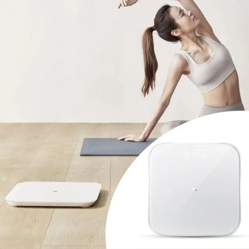 Оригинальные Xiaomi mi умные весы 2 Bluetooth 5,0 mi fit приложение управление точные весы светодиодный дисплей цифровые весы