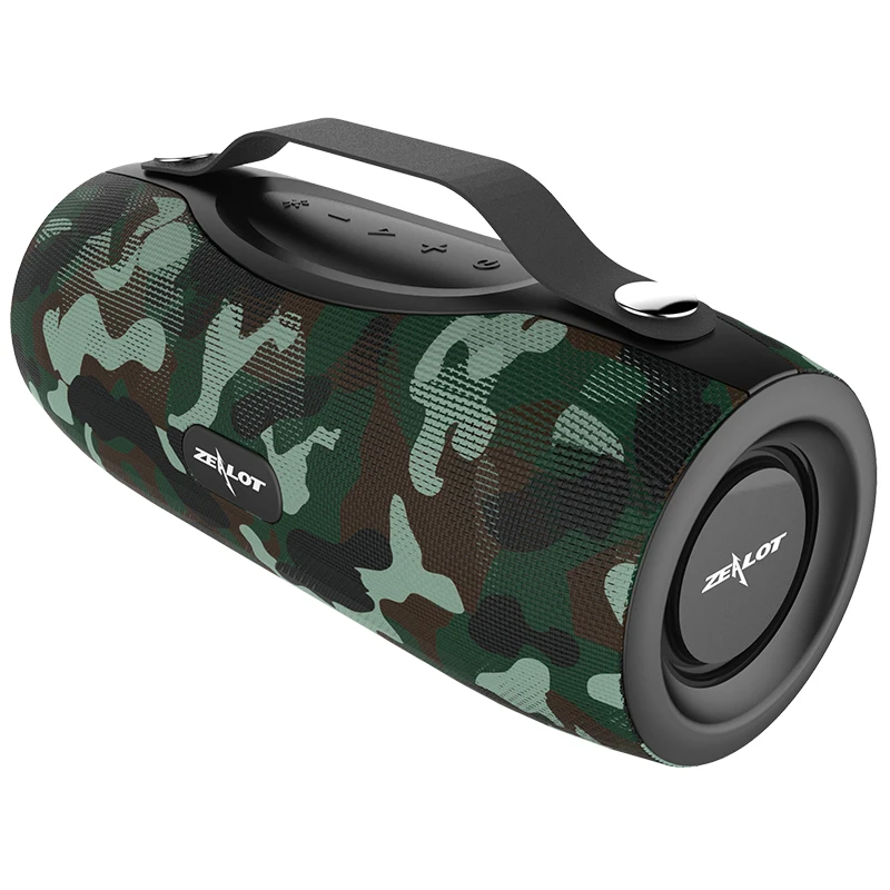ZEALOT S29 портативная Bluetooth колонка с басами сабвуфер FM радио беспроводная уличная