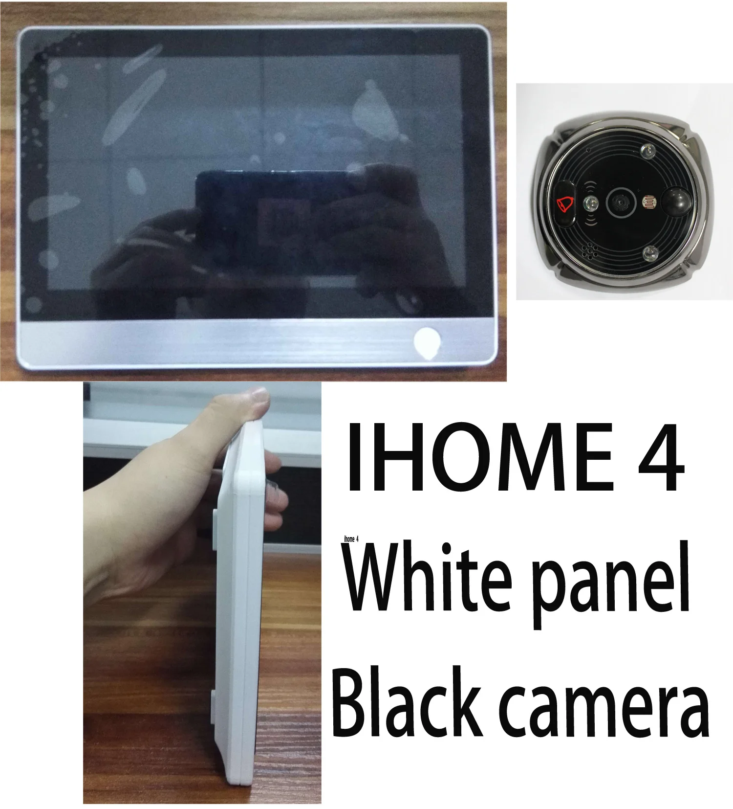 Великий Продвижение обновлен ihome4 Android IOS Беспроводной Wi Fi глазок видеомонитор