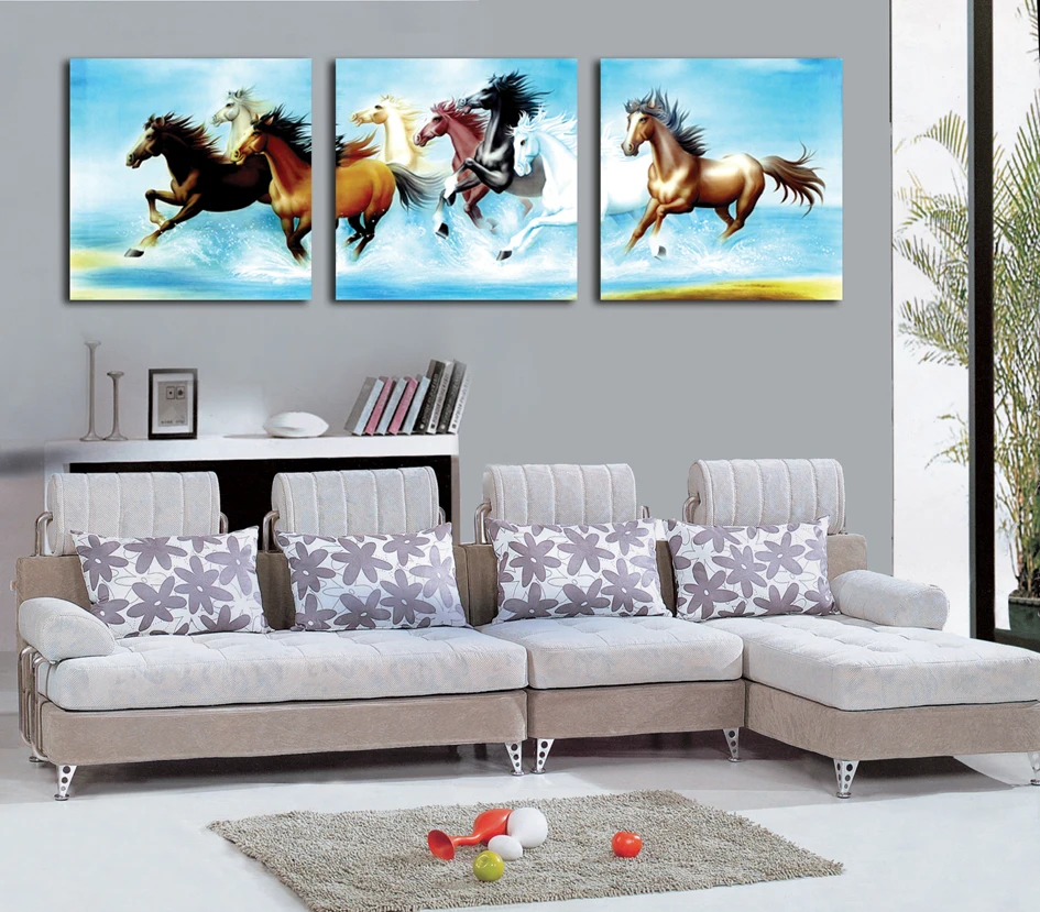 Высокое качество низкая цена художественные рисунки бегущая лошадь большая HD