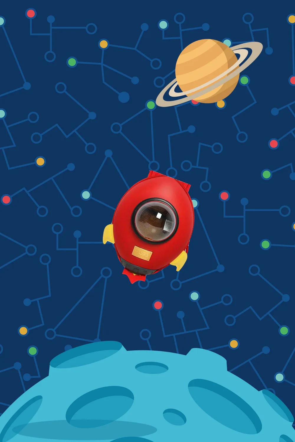 Joyloading 3D мультфильм ракета дизайн детский рюкзак для студенток в стиле преппи школьный ранец Детский рюкзак