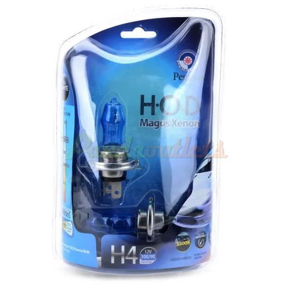 HOD H4-100W-W-12V H4 100W 1800lm 6000K белый светильник автомобильная лампа для Mazda / Mitsubishi Nissan (12V)