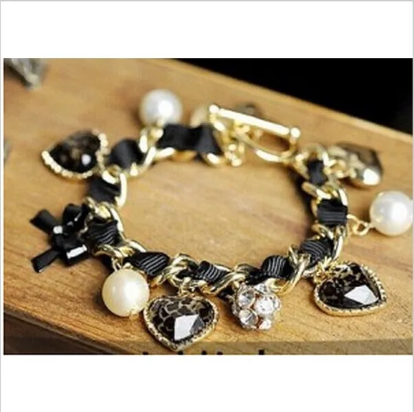 Европейские и американские ювелирные изделия инкрустированный бантиком