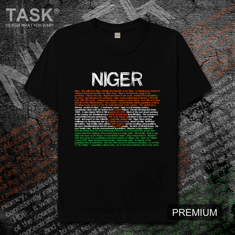 Мужская футболка с принтом сборной Нигера НЕРА новая модная повседневная
