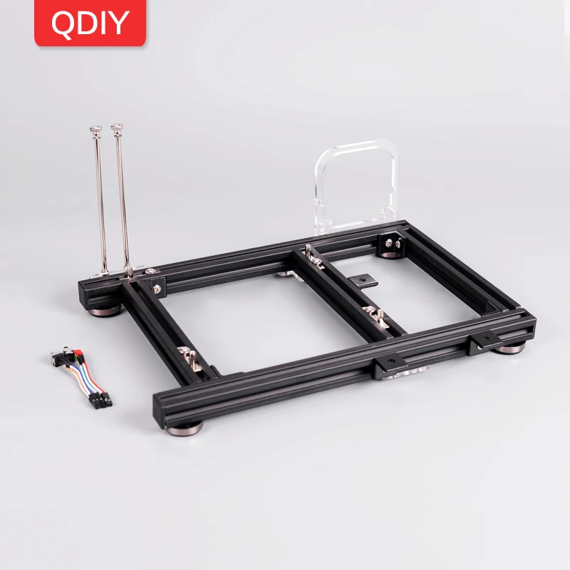 QDIY PC JMK6 мини ITX открытый Обнаженная голая Рама Алюминиевый корпус