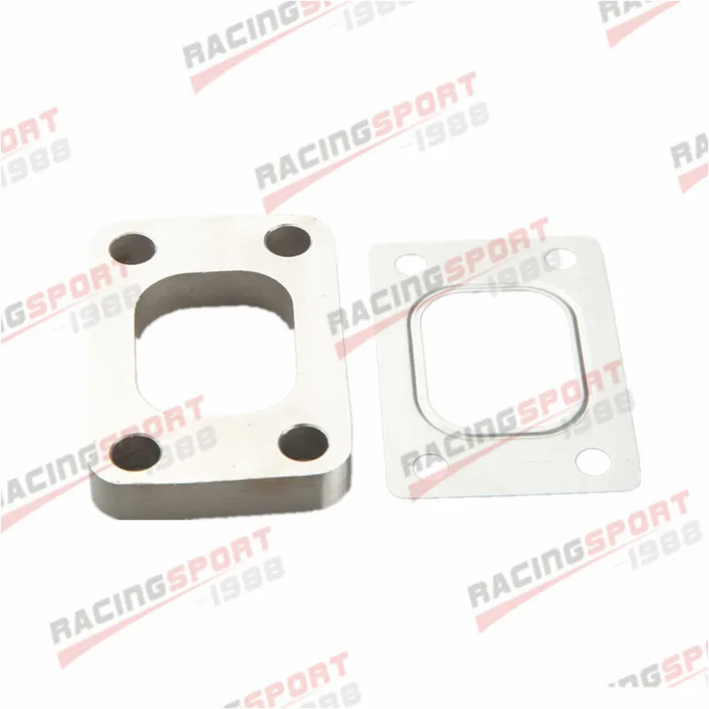 T25 T28 SS304 Turbo Manifold Charger Turbine Inlet Flange + Gasket |