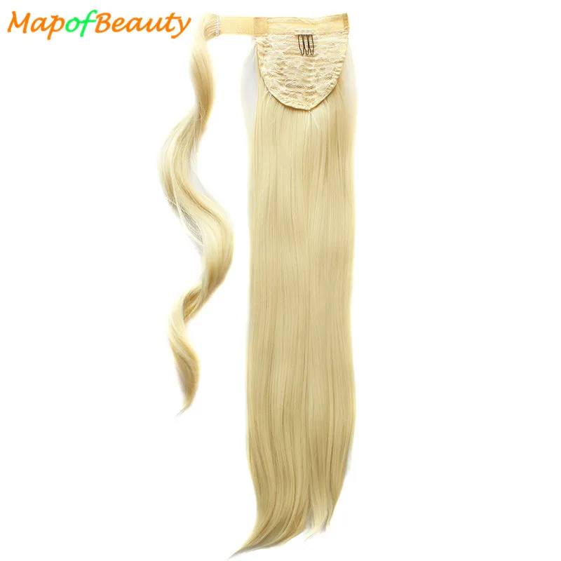 MapofBeauty 22 &quotдлинный прямой зажим в хвосте волос накладные волосы конский хвост с