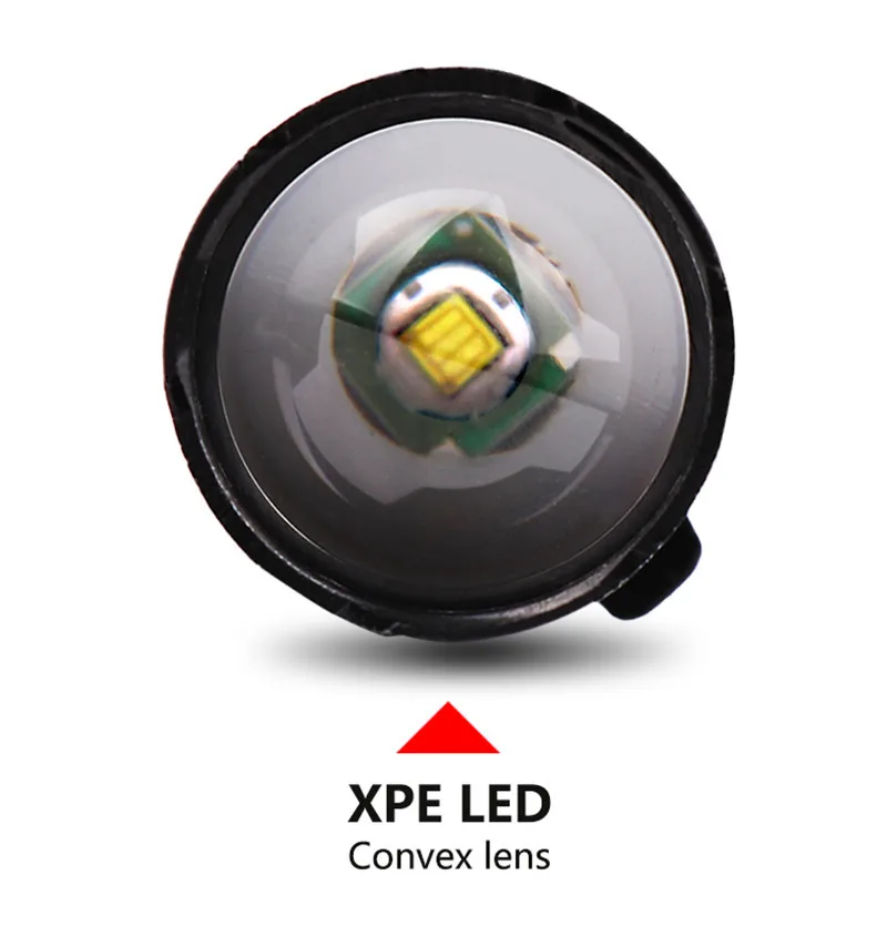 XANES SK68 светодиодный+ COB 3 режима передний боковой светильник USB Перезаряжаемый Телескопический масштабируемый мини-клип на карманный светодиодный фонарик с коробкой