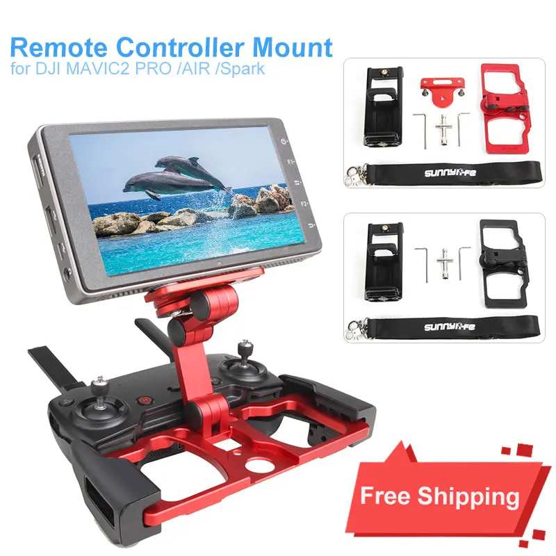 

Remote Controller Mount Smartphone Tablet CrystalSky Monitor Bracket Holder Aluminum For DJI MAVIC MINI 2 /AIR /Spark/ Drone