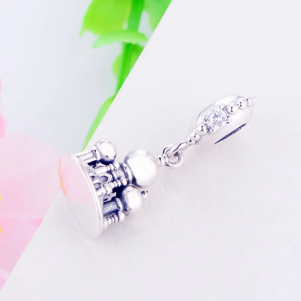 Очаровательный браслет Pandora, 925 пробы, Серебряный Аладдин, аграба, замок, Висячие Подвески, бусины для женщин, сделай сам, ювелирное изделие, подарок