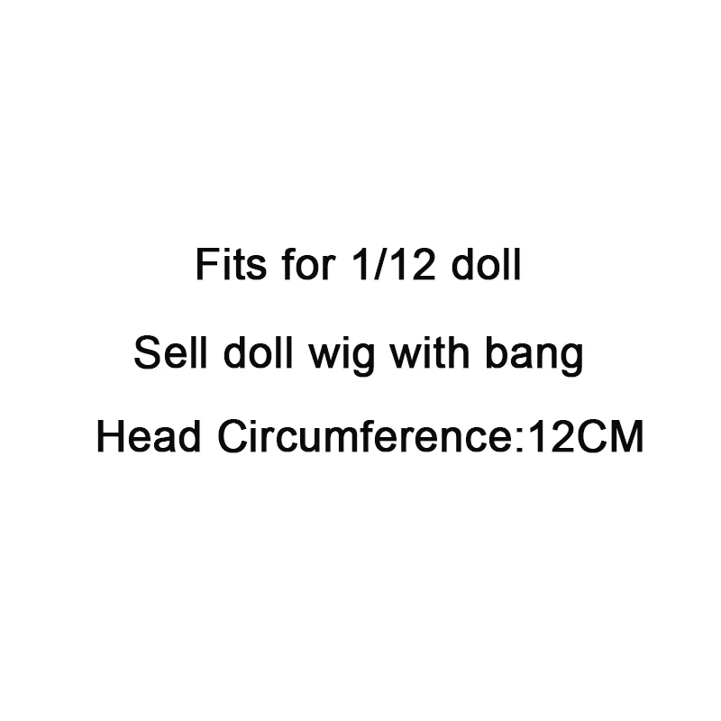 Аксессуары для кукол 15 см/25 см прямые ручной работы Kurhn BJD 1/12 парик кукол|doll wig