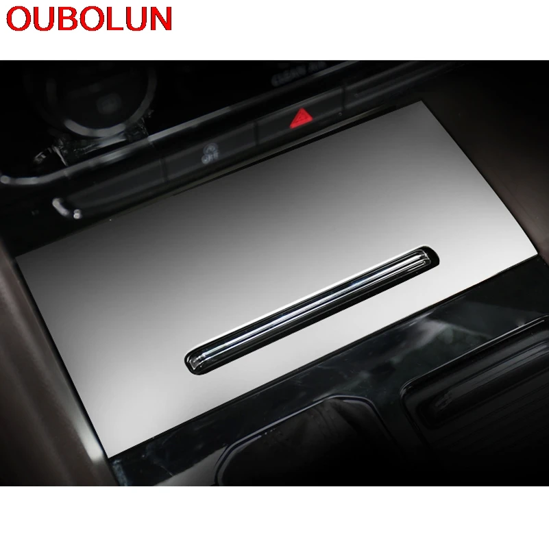 OUBOLUN нержавеющая сталь для VW Atlas Teramont 2017 2018 внутренняя розетка управления зарядом