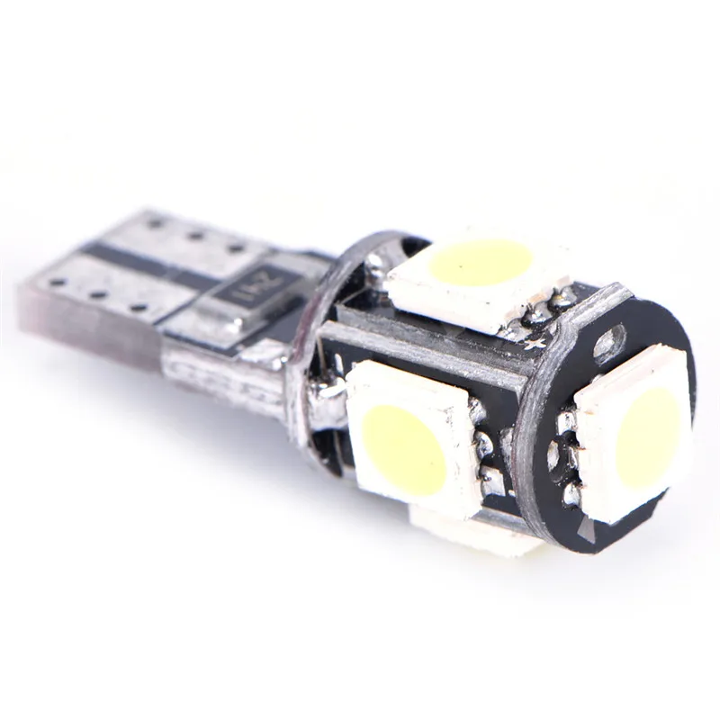 10x Белый T10 5 smd 5050 led Canbus безошибосветильник s W5W 194 5SMD светильник почки 168 2825