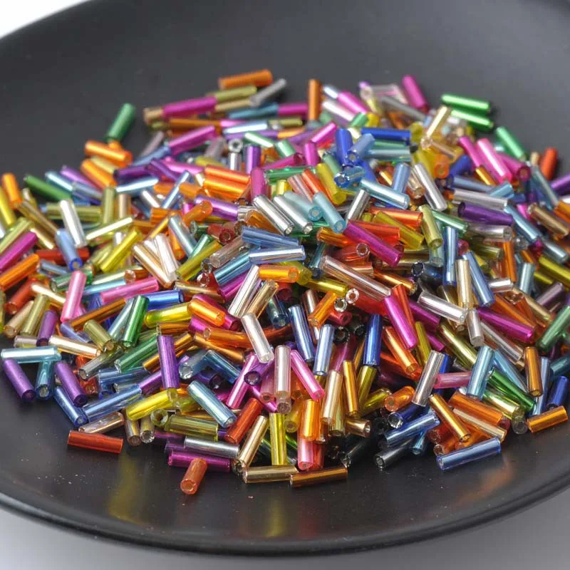 17 Color 6x2mm 1000pcs Crystal Glass Spacer beads SILVER LINED Czech Seed Beads For Jewelry Handmade DIY BL6MMG01 | Украшения и