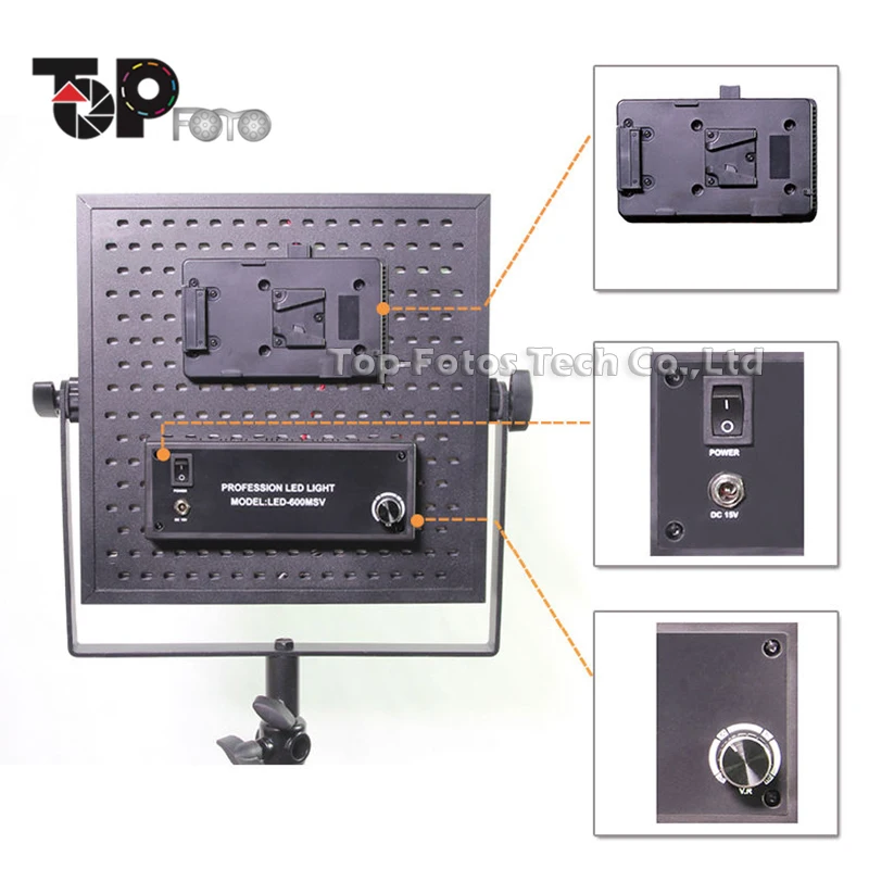 ALUMOTECH К 5600/3200 K Dimmable фотография + v-замок камера видео студия фото светодио дный