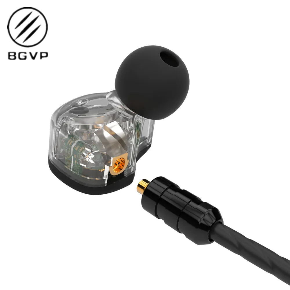 BGVP DS1 2BA + 1DD гибридные наушники вкладыши IEM HiFi кабель съемный MMCX DMG DM6 DM7 DMS|Наушники и