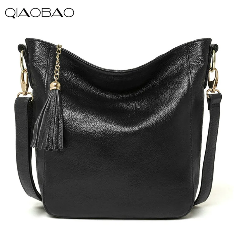 QIAOBAO женская сумка через плечо из 2020 натуральной кожи|bolsa feminina|designer crossbodybag crossbody |