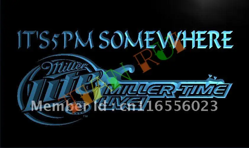 

LA410- Miller It's 5, где-то неоновый светодиодный светильник