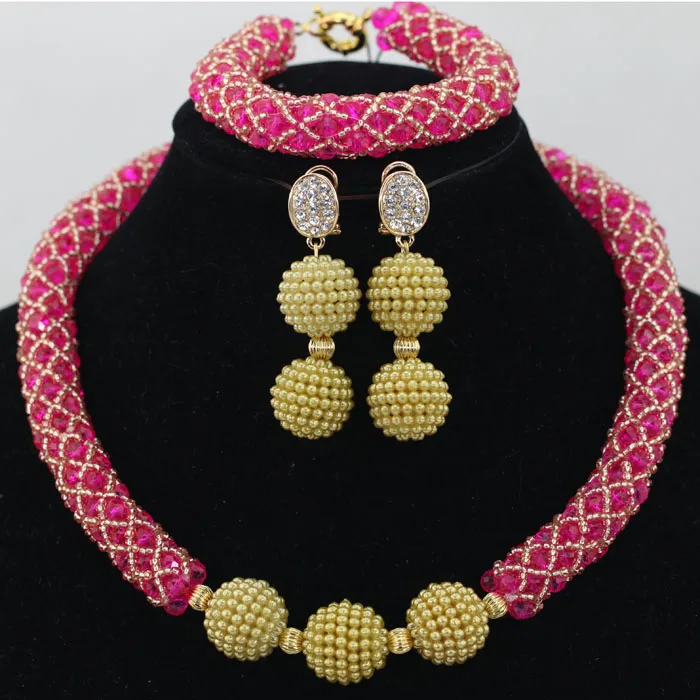 Новинка 2016 комплект ювелирных изделий в африканском стиле с золотыми