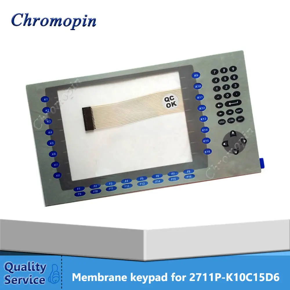 Мембранный переключатель клавиатуры для AB 2711P-K10C15D6 2711P-K10C15D7 PanelView Plus 1000 мембранная