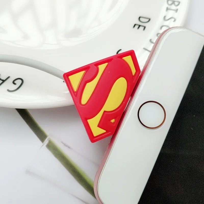 style 7 Кабель аксессуар крышка для iphone 6 7 8 x USB кабель защитный кабель животное кукла укусы мультфильм USB зарядное устройство протектор для кабеля передачи данных - Цвет: style 7