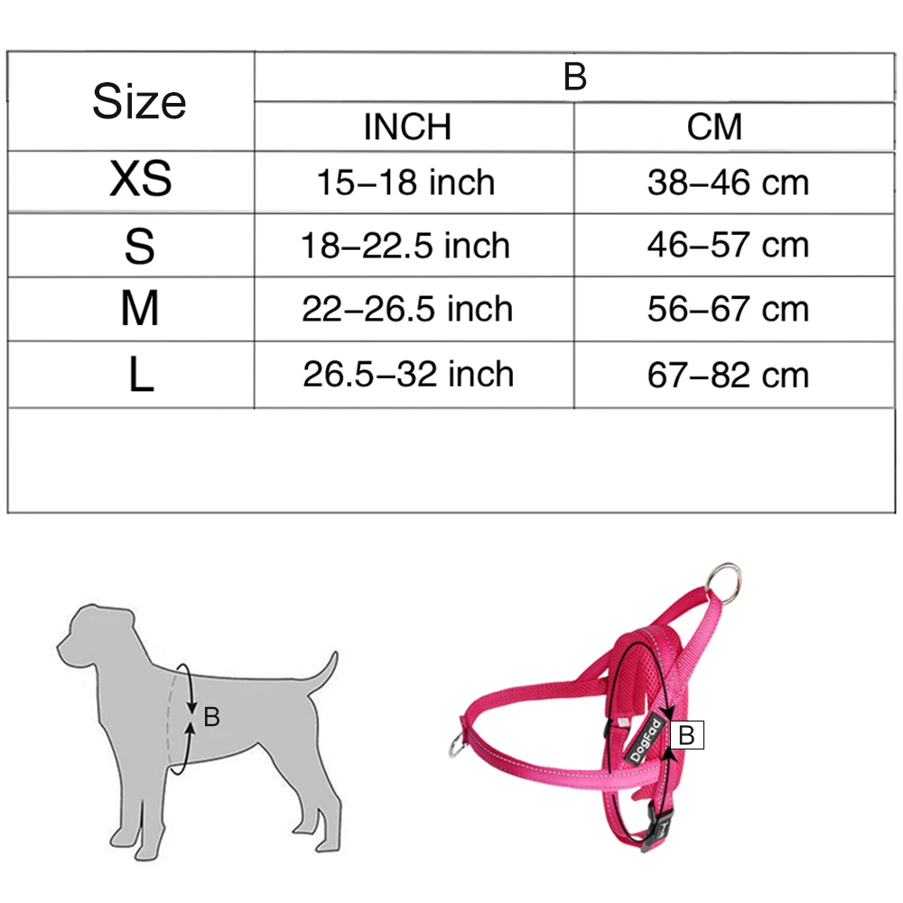 Светоотражающая шлейка для собак регулируемая средней длины легко надевается и