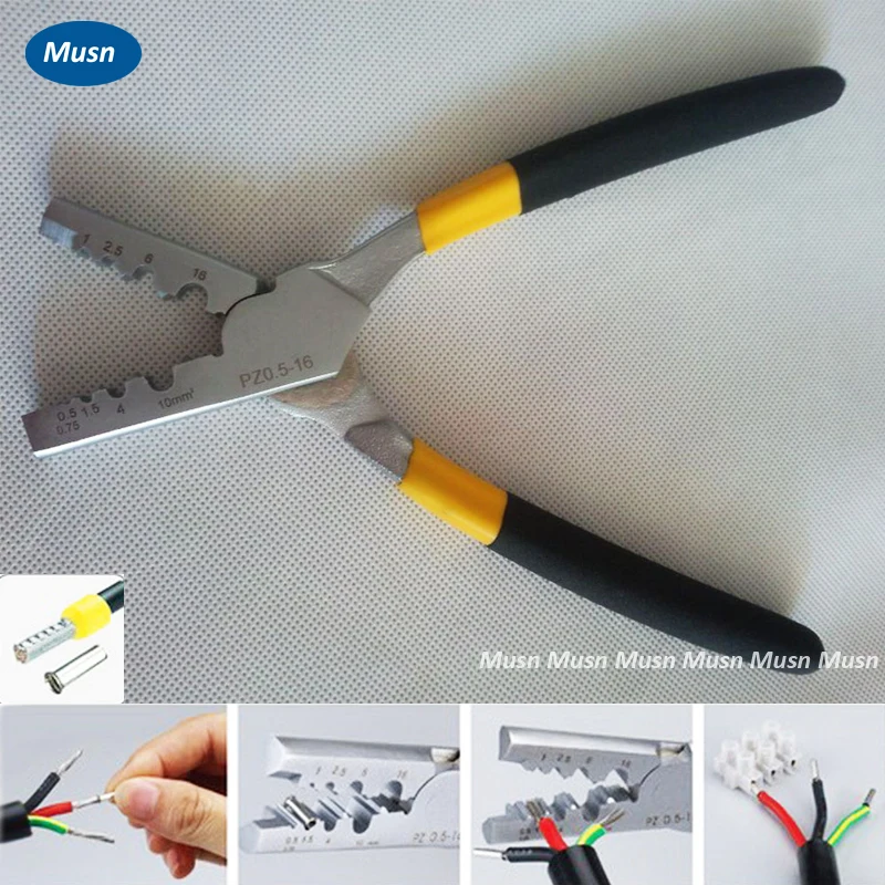 

PZ 0.5-16 CRIMPER FOR terminal 0.5-16mm2 TERMINAL CRIMPER with good quality
