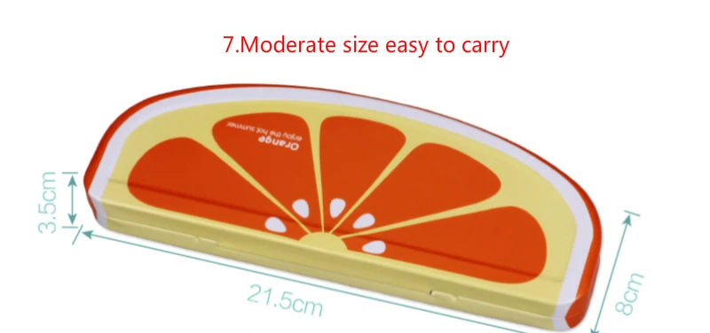 

Fruit Pattern Color Pencil Case Cute Creative Metal Pencil Box Iron Pencil Bag Pupils Prize School Escolar Papelaria Chancery