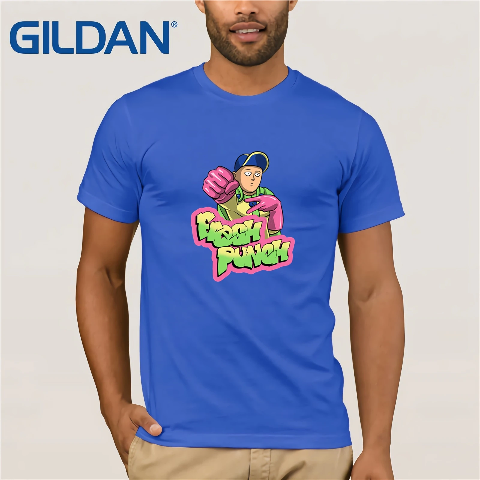 Футболка One Punch Man Мужская топ для манги Сайтама из аниме Fresh Prince Of Bel-футболка Air