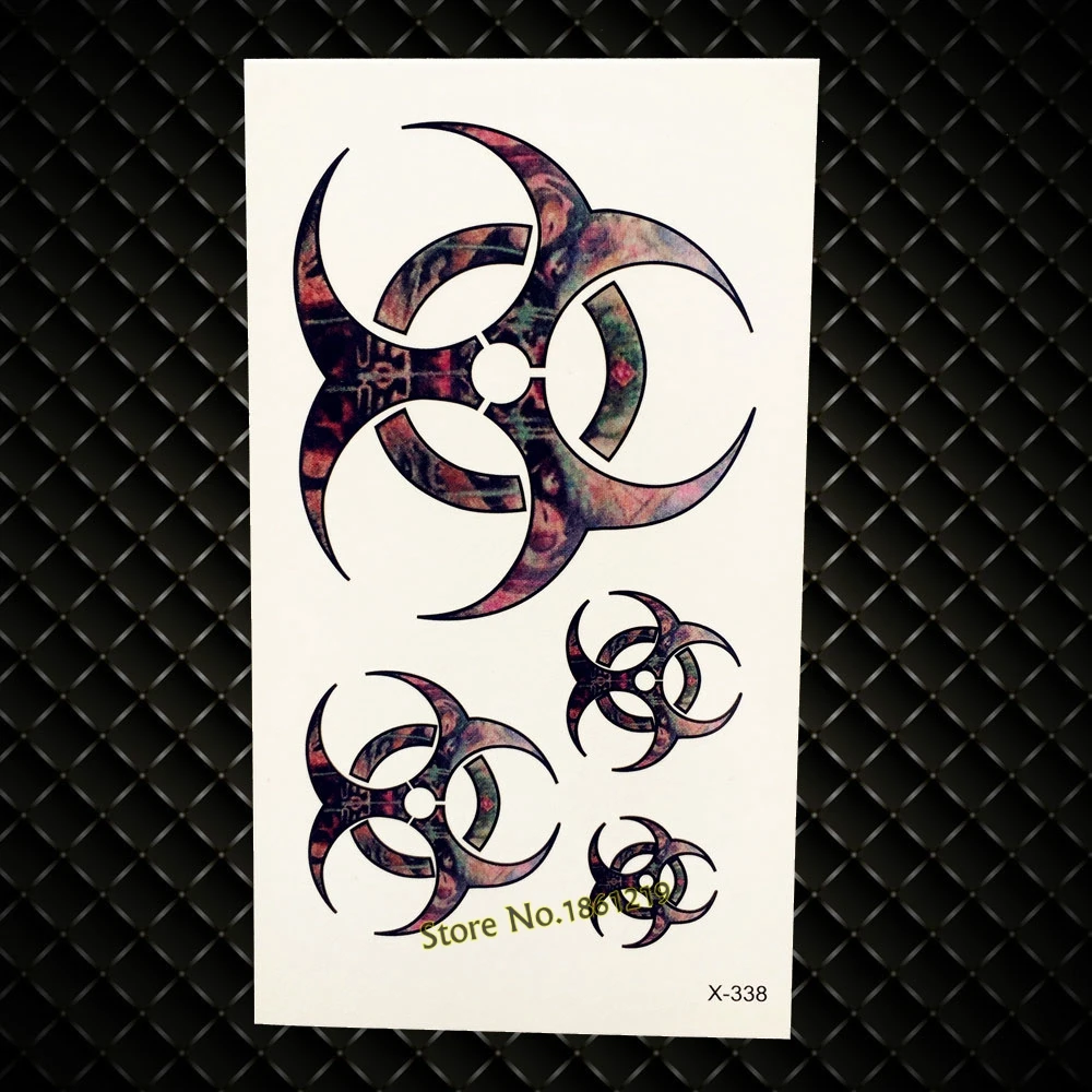 Летний стиль водонепроницаемая мнимый розовый тату Цветок на руку паста для