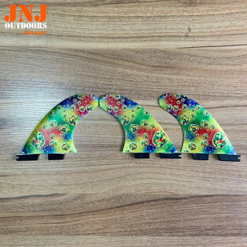 Бесплатная доставка стекловолокна FCS II доски для серфинга G5 плавники с JNJ