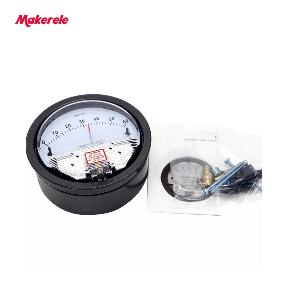 Микроманометр TE2000 0 60PA высокой точности 1/8 &quotNPT измеритель давления
