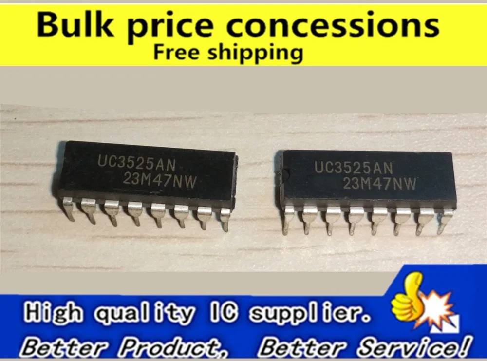 

Бесплатная доставка 10 шт./50 шт./100 шт. UC3525AN UC3525N UC3525 DIP-16 широтно-импульсный модулятор