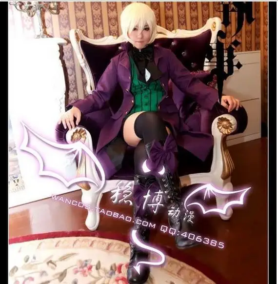 Черный бультер Kuroshitsuji Alois Trancy косплей носки для костюмов подарок|alois trancy cosplay|cosplay