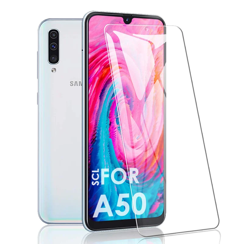 Для Samsung Galaxy закаленное стекло A7 2018 A30 A50 A10 A20 A40 A70 A60 S10E A20E Защитная пленка для