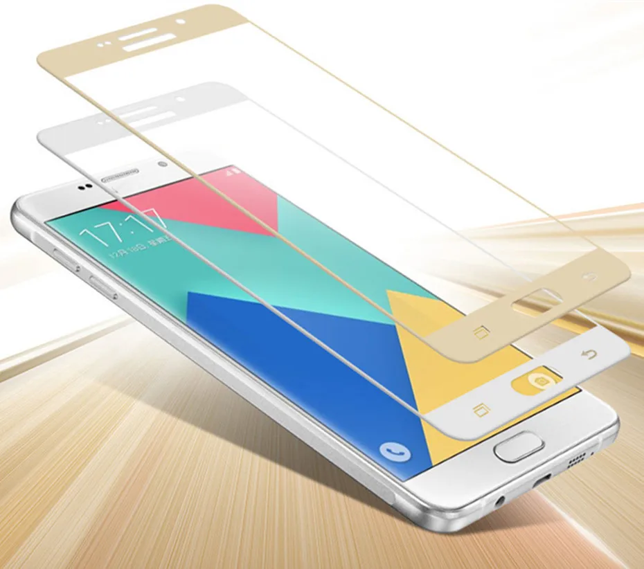 Полный закаленное стекло для samsung galaxy j5 j7 2017 A5 A3 A7 Защита экрана prime Защитные