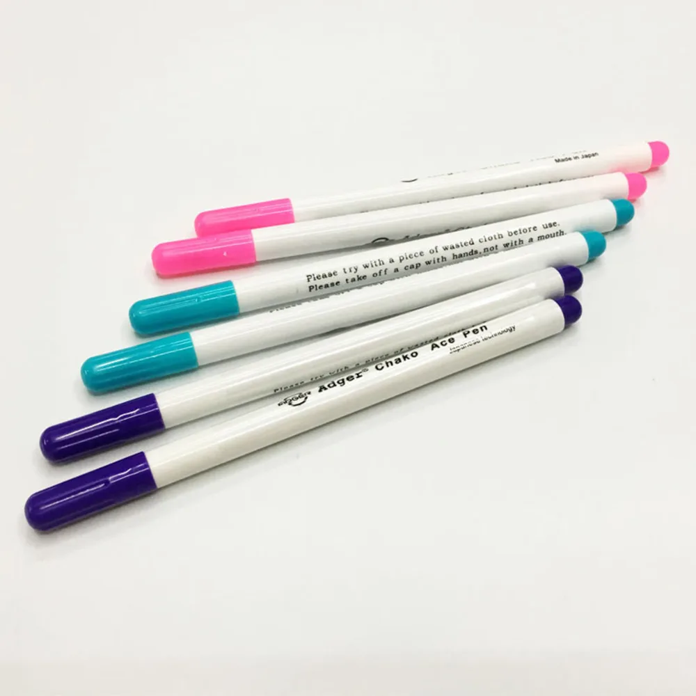4 шт. стираемая ручка для шитья Водорастворимая|water erasable fabric marker|fabric marker erasablefabric