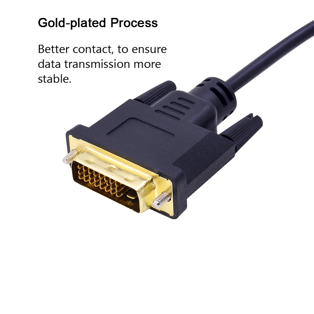 Адаптер CHIPAL DVI D для VGA 24 + 1 25Pin в 15Pin преобразователь кабель ПК настольного ноутбука