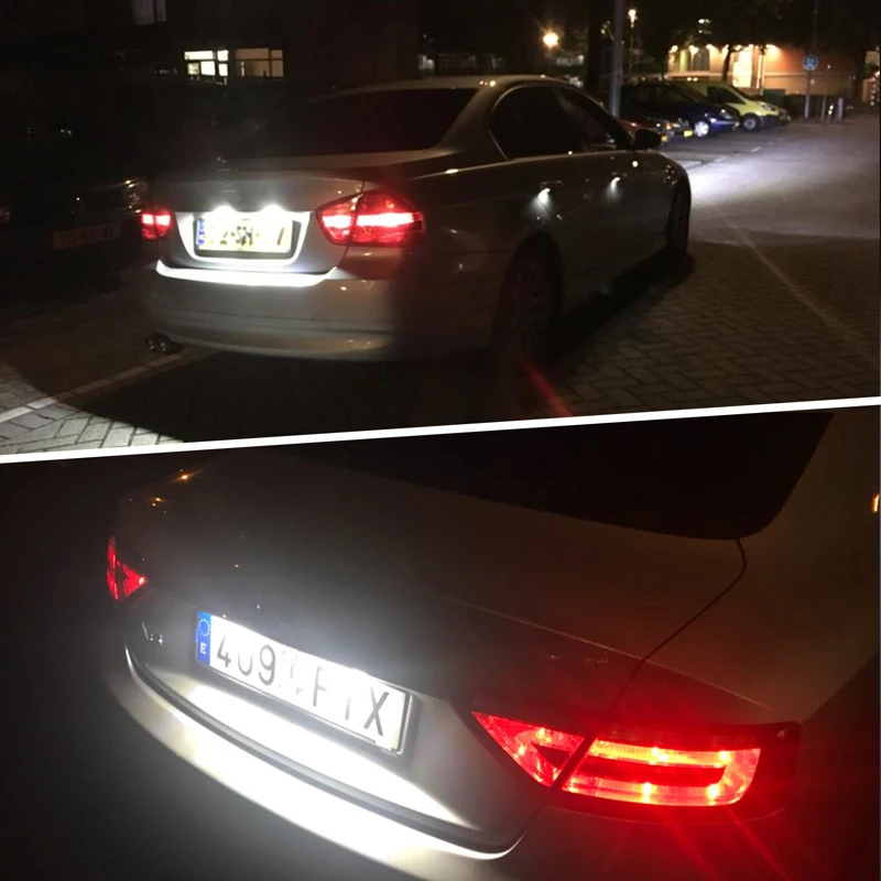 2 шт. Автомобильный светодиодный номерной знак для BMW 3 серии E46 2D M3 Facelift 2004