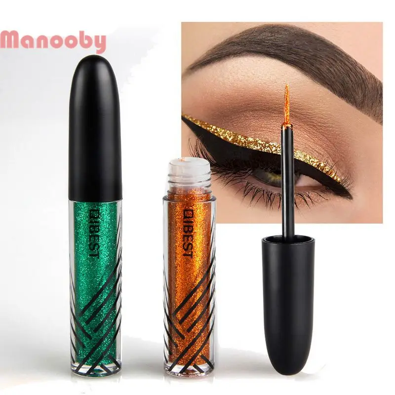 Manooby BrandEye тени для красоты водонепроницаемые косметические тени для макияжа жидкая подводка для глаз Европейский стиль 13 цветов