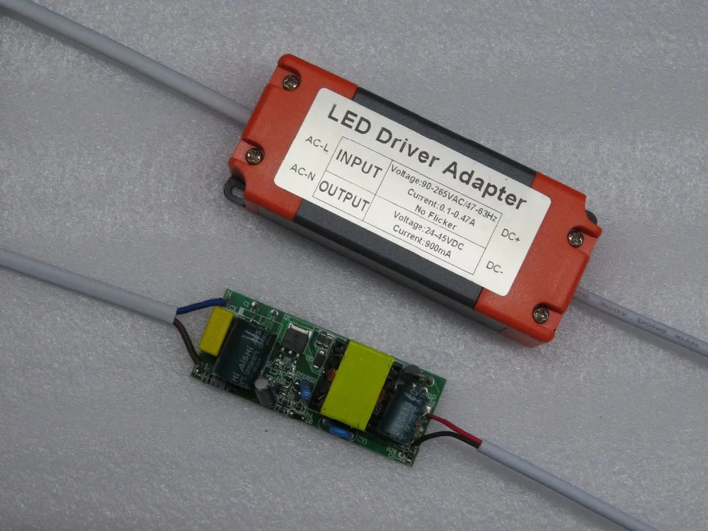 Без Флика 36 Вт Светодиодный панельный светильник адаптер драйвера AC85-265V источник питания 300mA 600mA 900mA светодиодный потолочный светильник ing трансформатор
