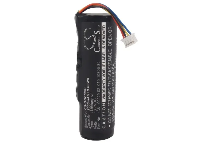 

Cameron Sino 2600mAhBattery 361-00029-02 for Garmin Alpha 100, DC50, GAA002, GAA003, GAA004, T5 , TT10, TT15