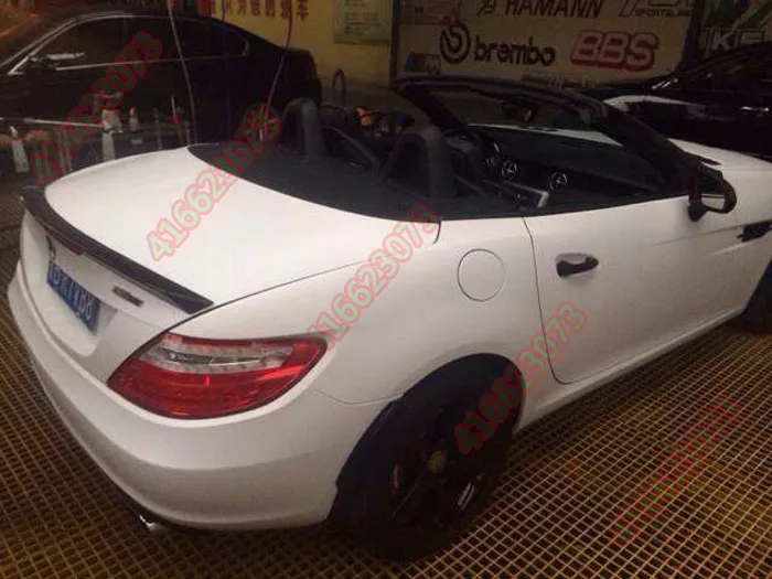 Задний спойлер из углеродного волокна для Mercedes-Benz SLK R172 SLK200 AMG | Автомобили и